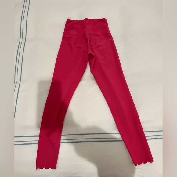 Beach Riot Pants & Jumpsuits Beach Riot Scallop Set In Raspberry